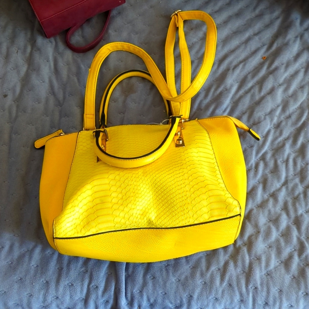 Yellow purse